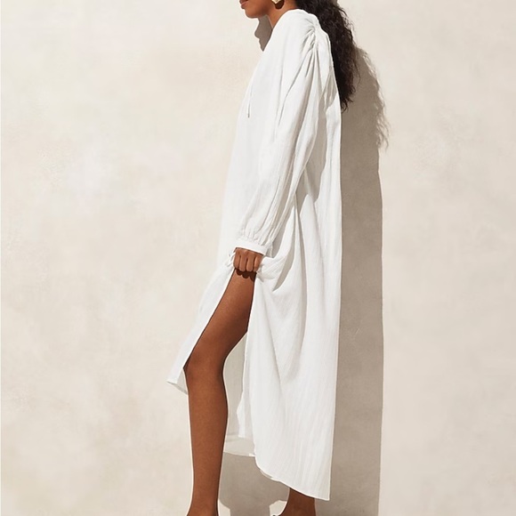 J crew white Airy gauze tunic dress - Picture 3 of 6